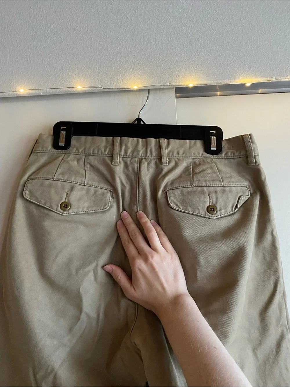 J Crew Men's Khaki Classic Relaxed Fit Chinos 100% Cotton Size W 30 L 32